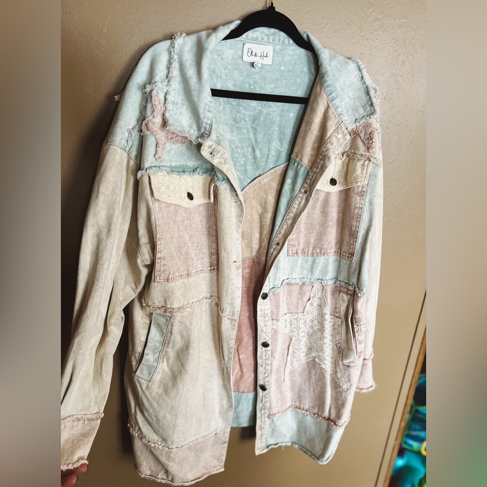 Patchwork Star Women's Jacket - image 1